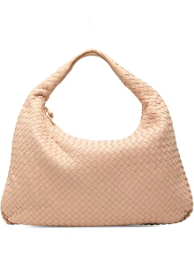 Pre-owned Bottega Veneta 2012-2025 Medium Nappa Intrecciato Veneta Hobo Bag In Brown