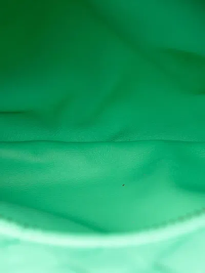 Pre-owned Bottega Veneta 2012-2025 Mini Nappa Intrecciato Jodie Hobo Bag In Green