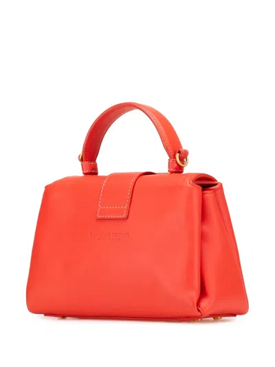 Pre-owned Bottega Veneta 2012-2025 Mini Nappa Piazza Top Handle Satchel