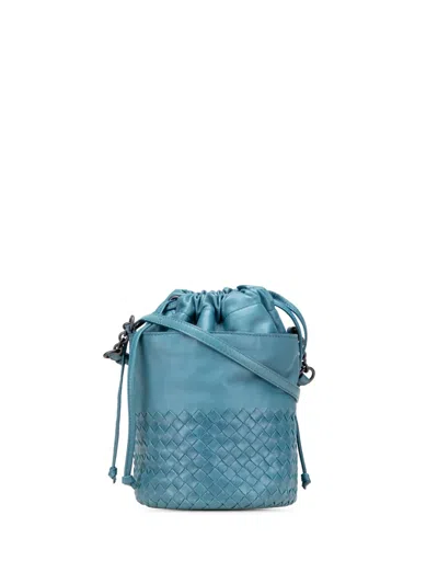Pre-owned Bottega Veneta 2012-2025 Nappa Intrecciato Bucket Bag
