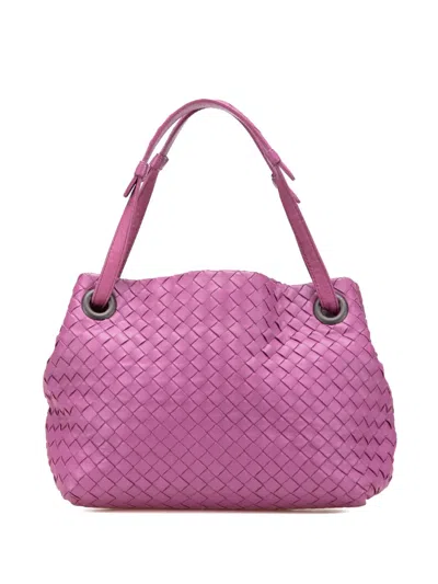 Pre-owned Bottega Veneta 2012-2025 Small Nappa Intrecciato Bella Tote Bag