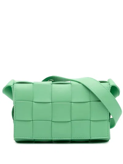 Pre-owned Bottega Veneta 2012-2025 Small Nappa Intrecciato Cassette Crossbody Bag