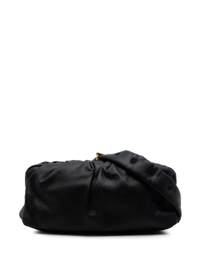 Pre-owned Bottega Veneta 2012-2026 Calfskin The Body Pouch Belt Bag In Black