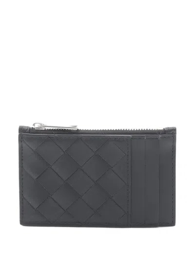 Pre-owned Bottega Veneta 2012-2026 Intrecciato Coin Pouch In Black