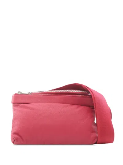 Pre-owned Bottega Veneta 2012-2026 Leather Crossbody Bag In Red