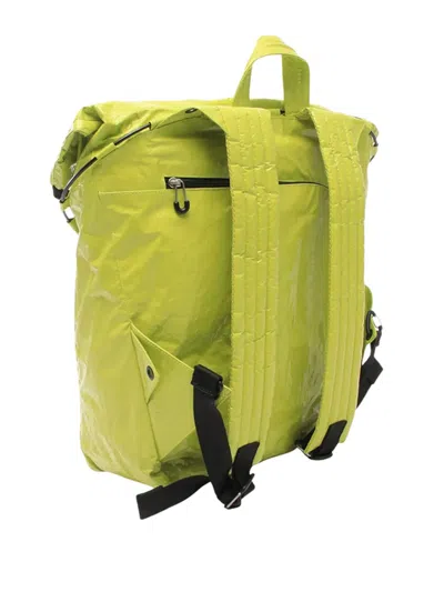 Pre-owned Bottega Veneta 2012-2026 Nylon Tent Backpack In Yellow