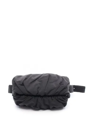 Pre-owned Bottega Veneta 2013-2025 Nylon The Body Pouch Belt Bag In Black