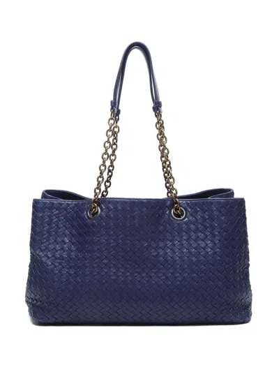 Pre-owned Bottega Veneta 2014-2024 Intrecciato Chain Tote Bag