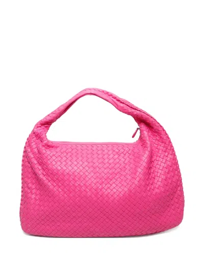 Pre-owned Bottega Veneta 2014-2024 Intrecciato Shoulder Bag In Pink