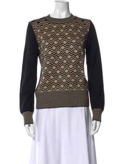 Pre-owned Bottega Veneta 2016 Wool Sweater In Black