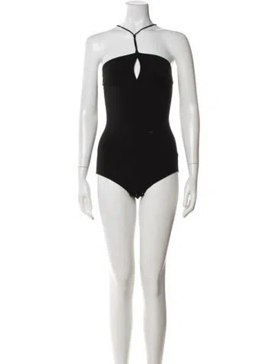 Pre-owned Bottega Veneta 2019 Cashmere Bodysuit In Black