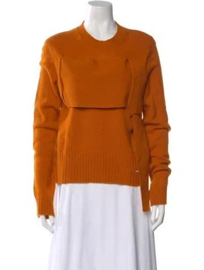 Pre-owned Bottega Veneta 2019 Cashmere Sweater In Orange