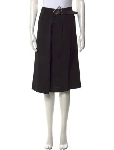 Pre-owned Bottega Veneta 2019 Knee-length Skirt In Black