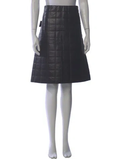 Pre-owned Bottega Veneta 2019 Knee-length Skirt In Gray