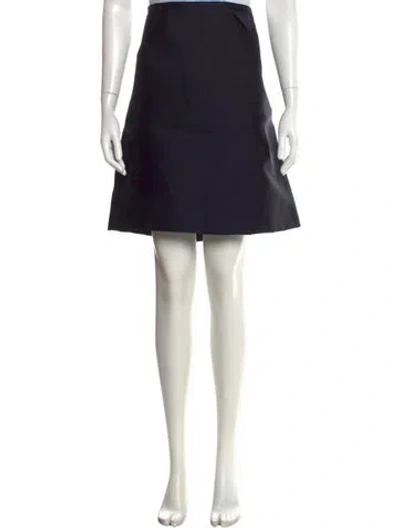 Pre-owned Bottega Veneta 2019 Mini Skirt W/ Tags In Blue