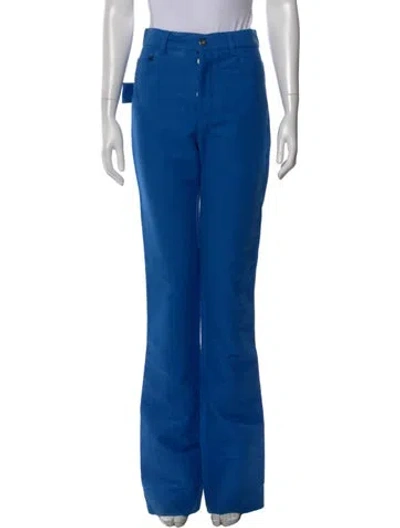 Pre-owned Bottega Veneta 2019 Wide Leg Pants In Blue