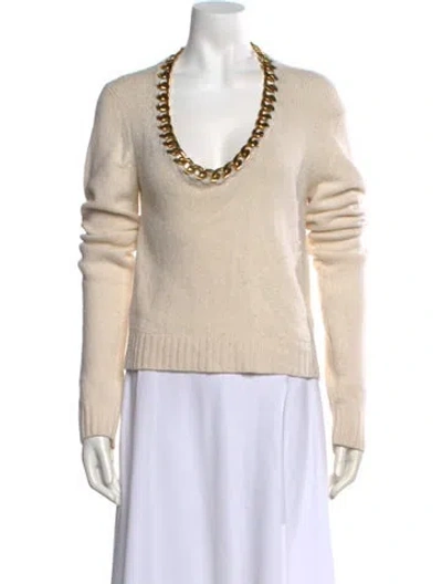 Pre-owned Bottega Veneta 2019 Wool Sweater In Neutral
