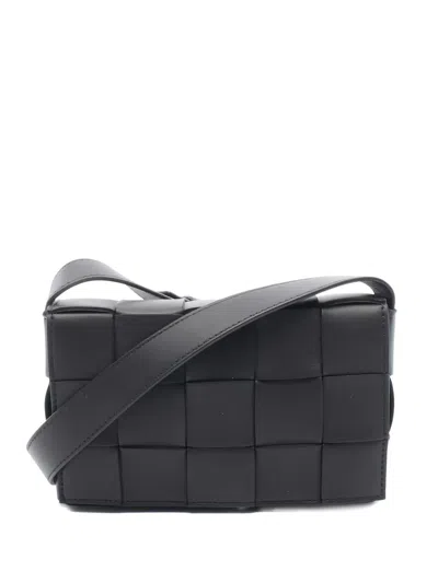 Pre-owned Bottega Veneta 2020 Cassette Cross Body Bag In Black
