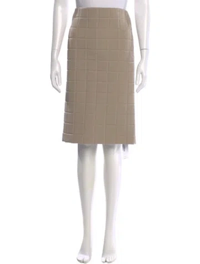 Pre-owned Bottega Veneta 2020 Knee-length Skirt In Neutral