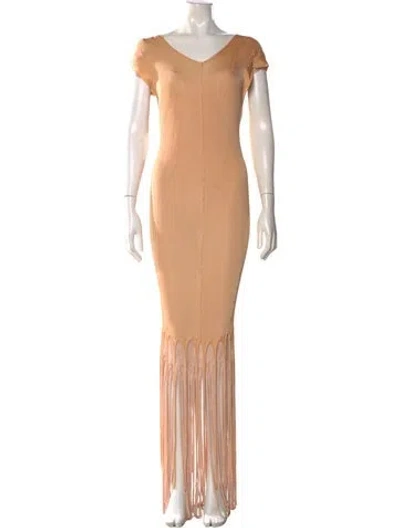 Pre-owned Bottega Veneta 2020 Long Dress In Neutral