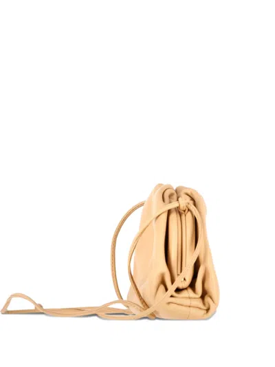 Pre-owned Bottega Veneta 2020 Mini Pouch 20 Sling Bag In Neutral