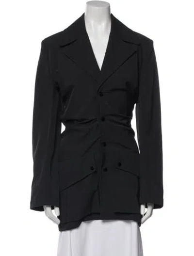 Pre-owned Bottega Veneta 2020 Nylon Peacoat W/ Tags In Black