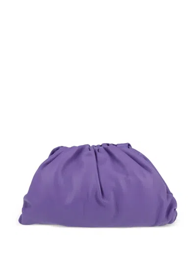 Pre-owned Bottega Veneta 2020 Pouch Leather Handbag In Purple