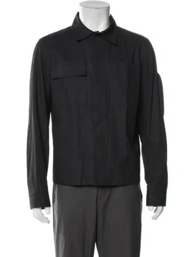 Pre-owned Bottega Veneta 2020 Utility Jacket In Gray