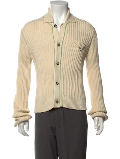 Pre-owned Bottega Veneta 2020 Wool Cardigan In Neutrals