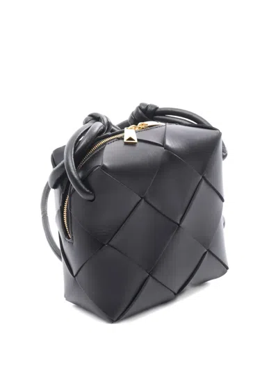 Pre-owned Bottega Veneta 2020s Cassette Mini Shoulder Bag In Black
