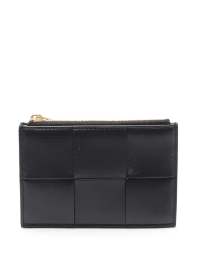 Pre-owned Bottega Veneta 2020s Cassette Wallet In 黑色
