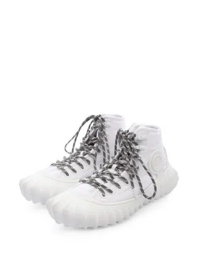 Pre-owned Bottega Veneta 2020s Denver High-top Sneakers In White