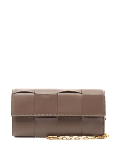 Pre-owned Bottega Veneta 2020s Intrecciato Chain Wallet