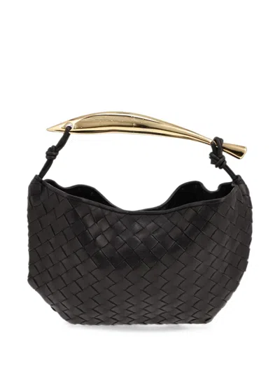 Pre-owned Bottega Veneta 2020s Sardine Intrecciato Leather Tote Bag In Black