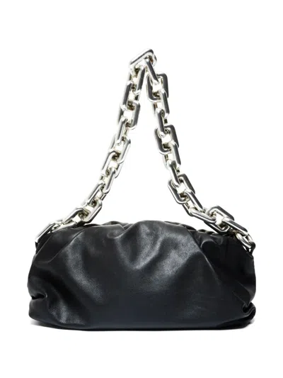 Pre-owned Bottega Veneta 2020s The Chain Pouch Shoulder Bag In Black