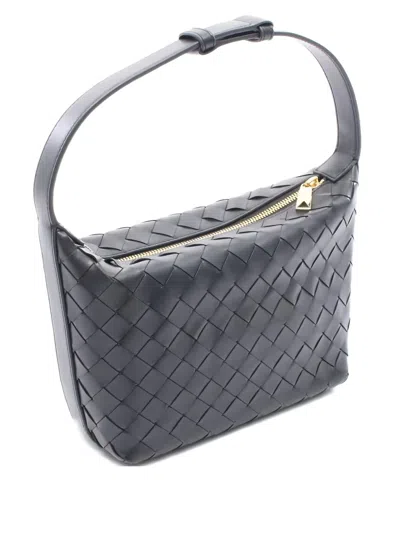 Pre-owned Bottega Veneta 2020s Wallace Mini Handbag In Gray