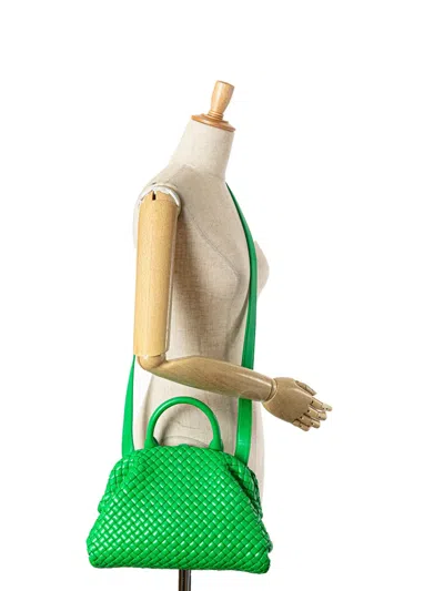 Pre-owned Bottega Veneta 2021-2024 Small Nappa Intrecciato Top Handle Satchel