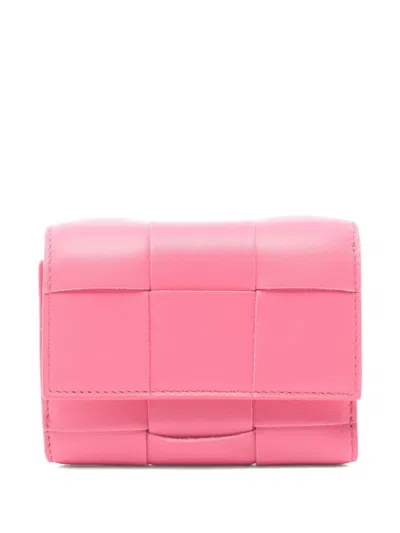 Pre-owned Bottega Veneta 2021 Cassette Intrecciato Wallet
