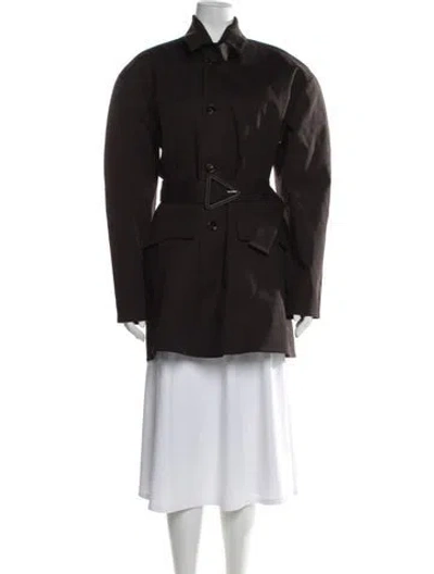 Pre-owned Bottega Veneta 2021 Coat In Brown