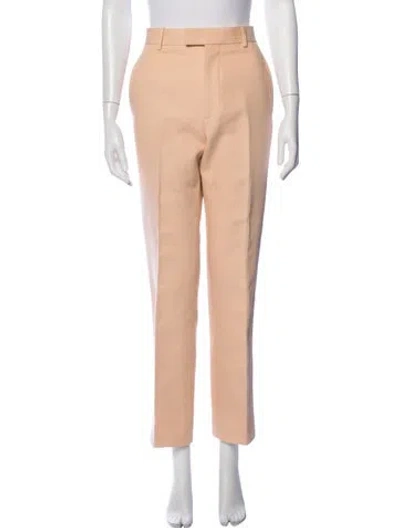 Pre-owned Bottega Veneta 2021 Straight Leg Pants In Orange