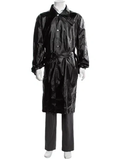 Pre-owned Bottega Veneta 2021 Trench Coat In Black