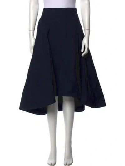 Pre-owned Bottega Veneta 2022 Midi Length Skirt In Blue