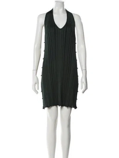 Pre-owned Bottega Veneta 2022 Mini Dress In Green