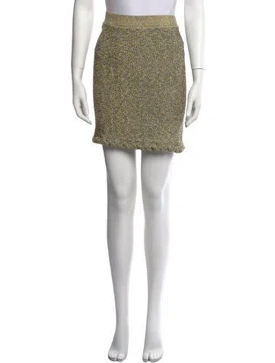 Pre-owned Bottega Veneta 2022 Mini Skirt In Green