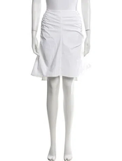 Pre-owned Bottega Veneta 2022 Mini Skirt W/ Tags In White