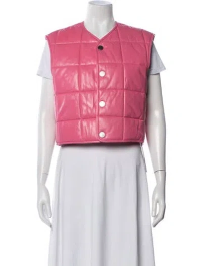 Pre-owned Bottega Veneta 2022 Padded Gilet Vest In Pink