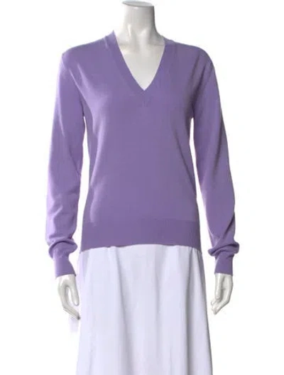 Pre-owned Bottega Veneta 2022 Wool Sweater In Purple