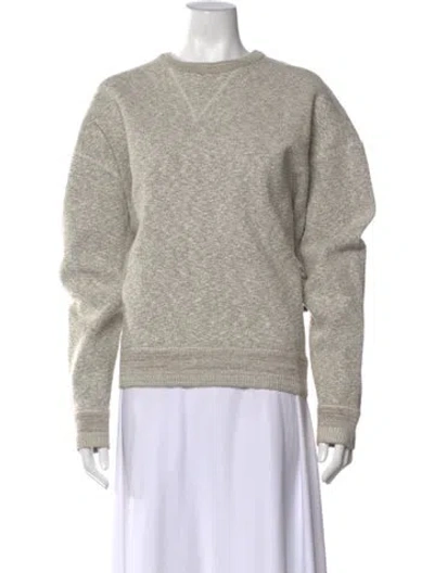 Pre-owned Bottega Veneta 2024 Crew Neck Sweater In Gray