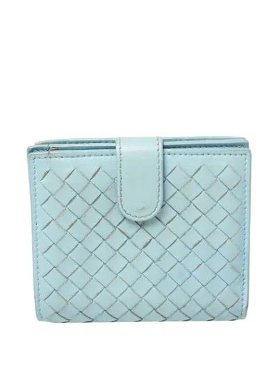 Pre-owned Bottega Veneta 2024 Intrecciato Wallet