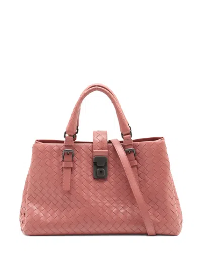 Pre-owned Bottega Veneta 2024 Medium Intrecciato Roma Tote Bag